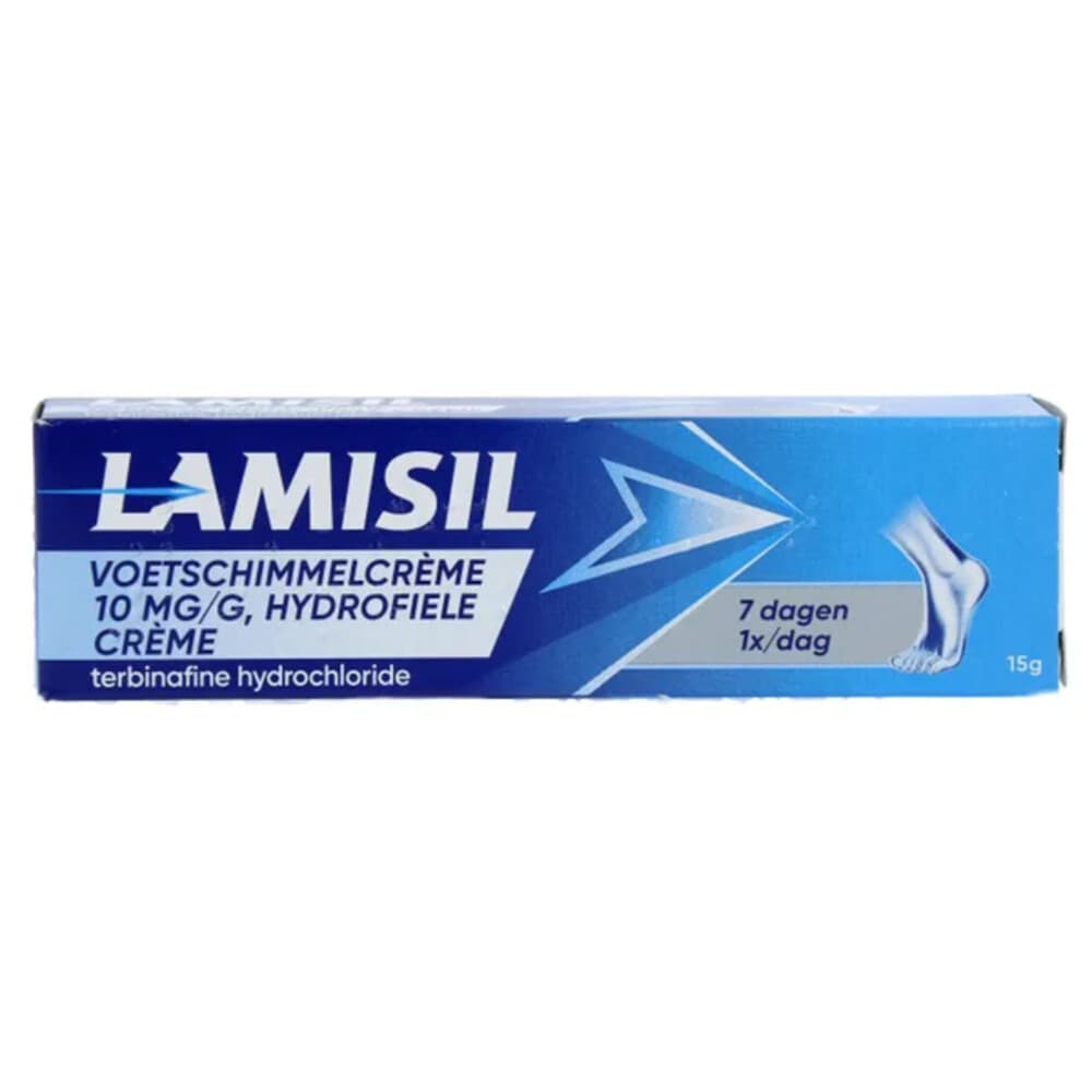Lamisil Voetschimmelcrème Terbinafinehydrochloride 10 mg/g 15 gr