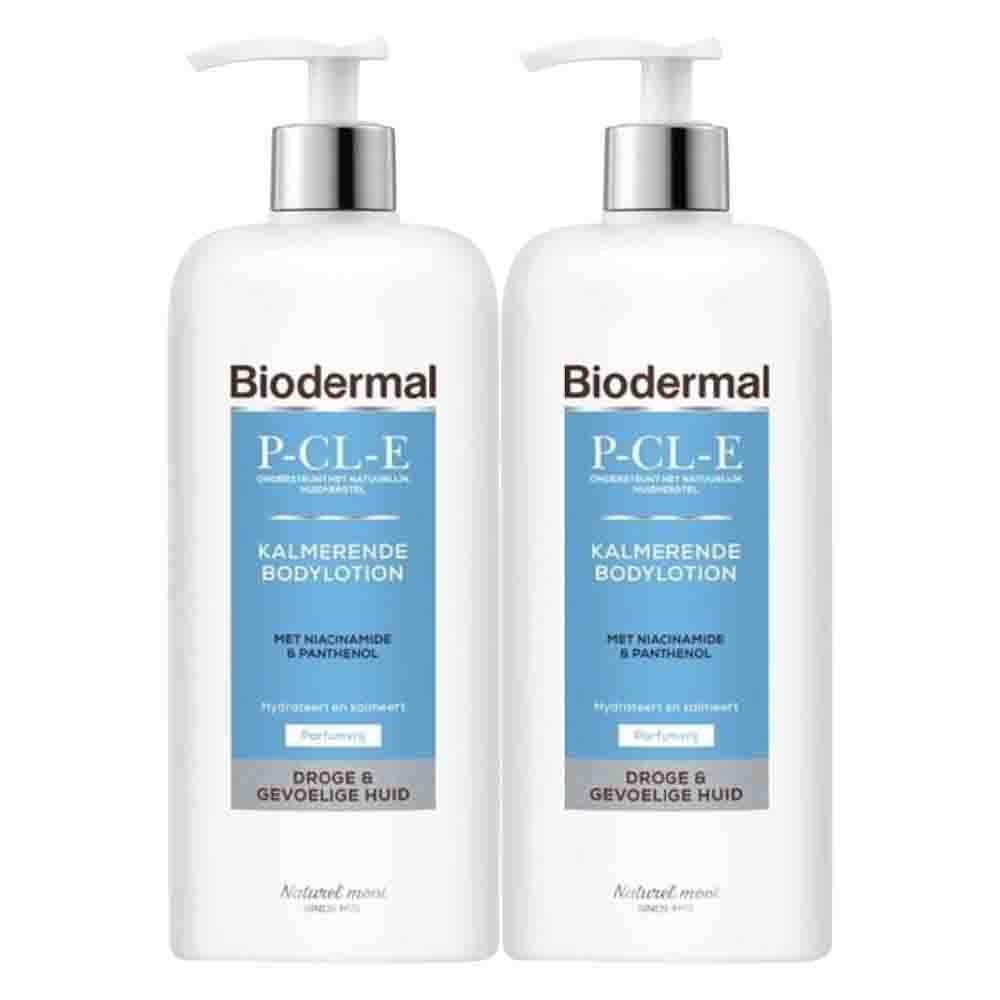 2x Biodermal P-CL-E Kalmerende Bodylotion 400 ml