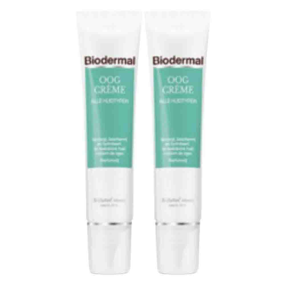 2x Biodermal Oogcreme 15 ml