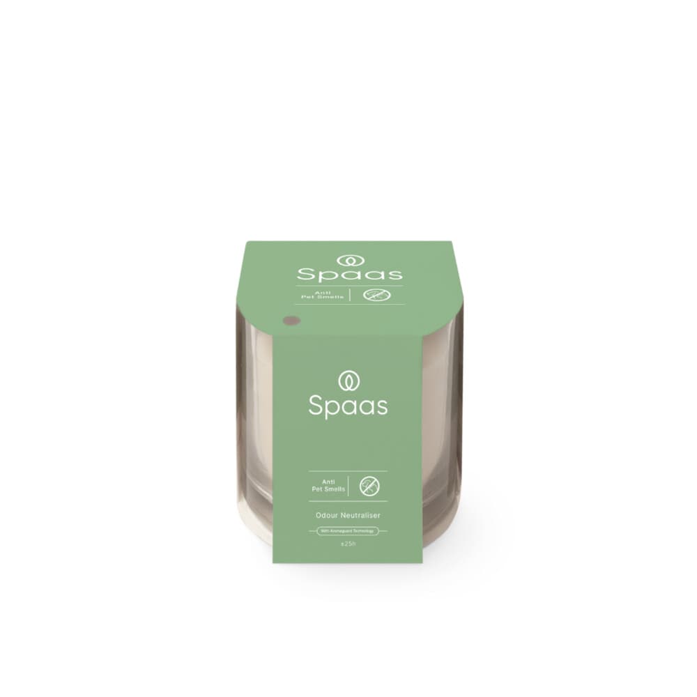 SPAAS Geurkaars in Glas Anti-Huisdier Ivoor