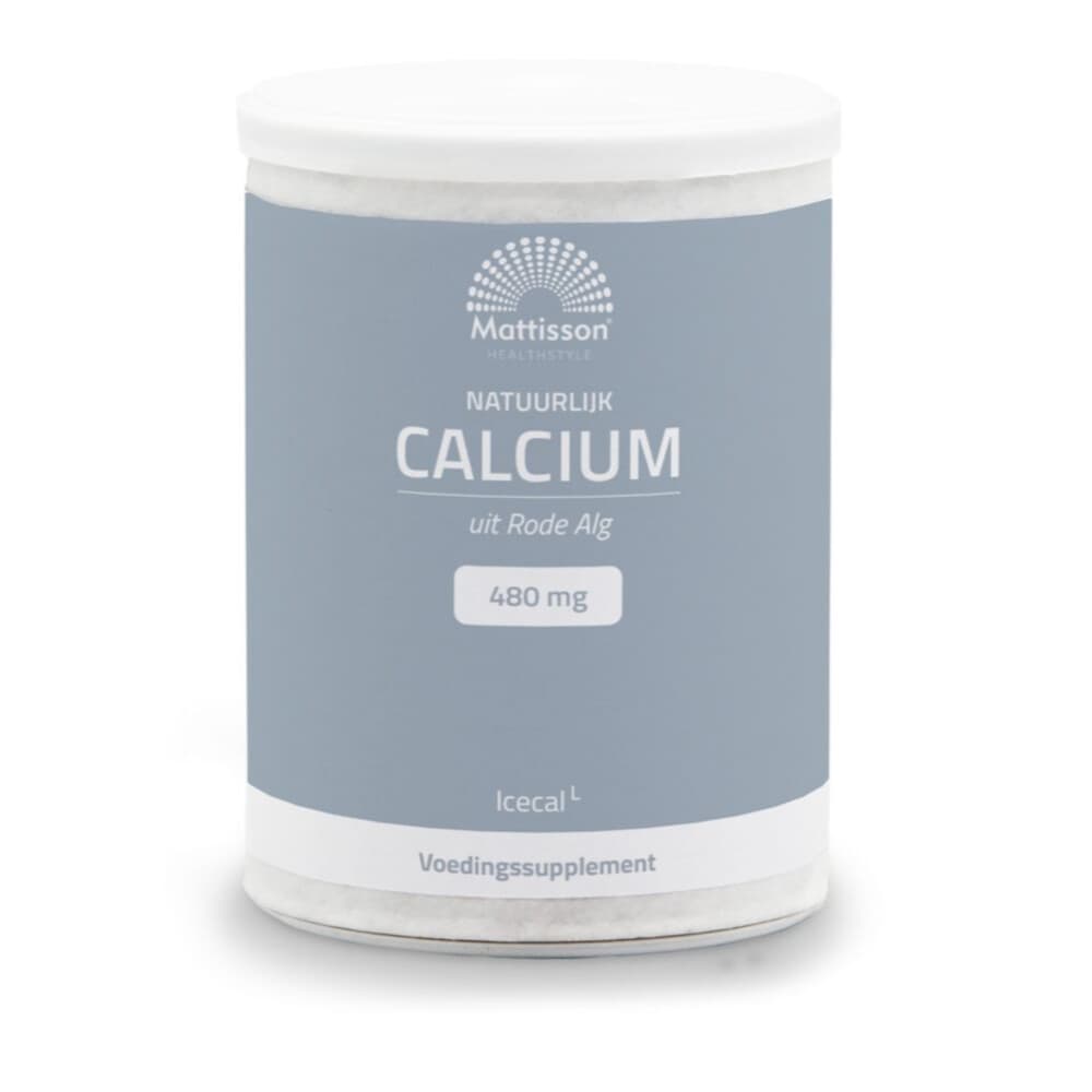 Gratis Verzending: Mattisson Natuurlijk Calcium Icecal 480mg 150 gr