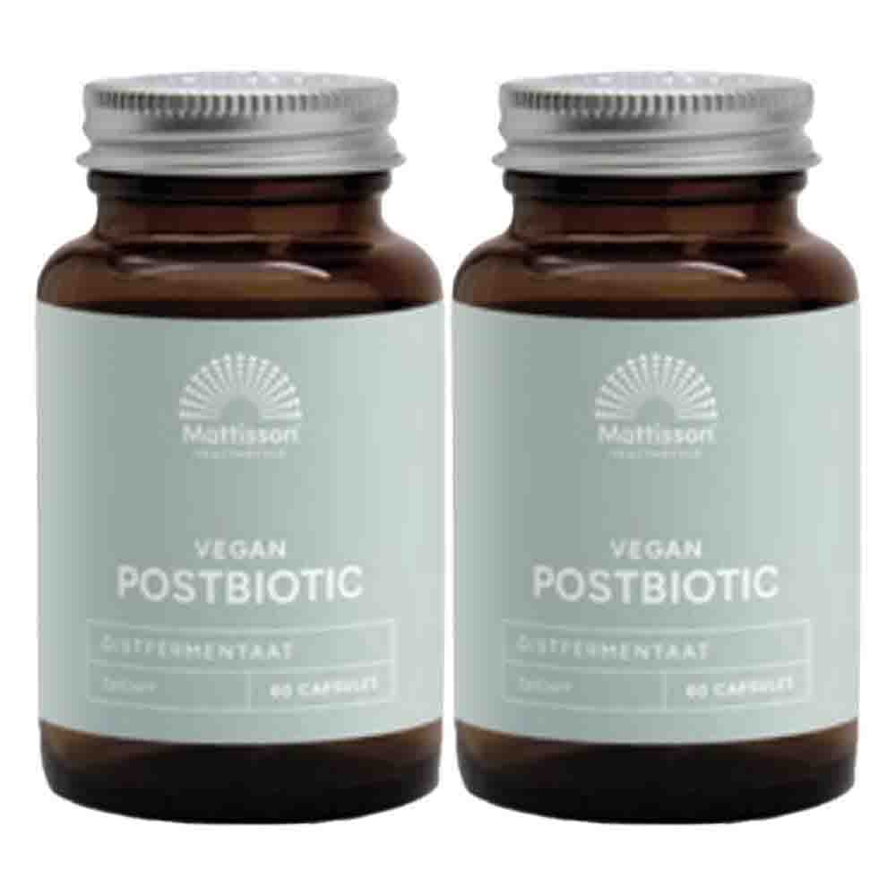 Gratis Verzending: 2x Mattisson Postbiotic met Epicor 60 capsules