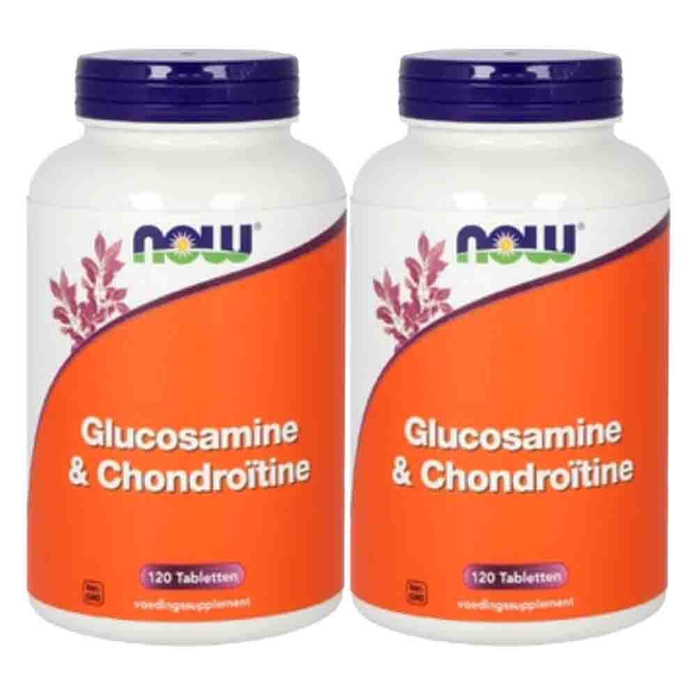 Gratis Verzending: 2x NOW Glucosamine&Chondroitine 120 tabletten