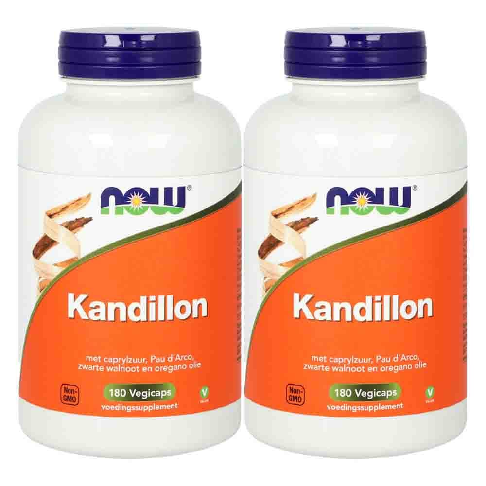 Gratis Verzending: 2x NOW Kandillon 180 vegacapsules