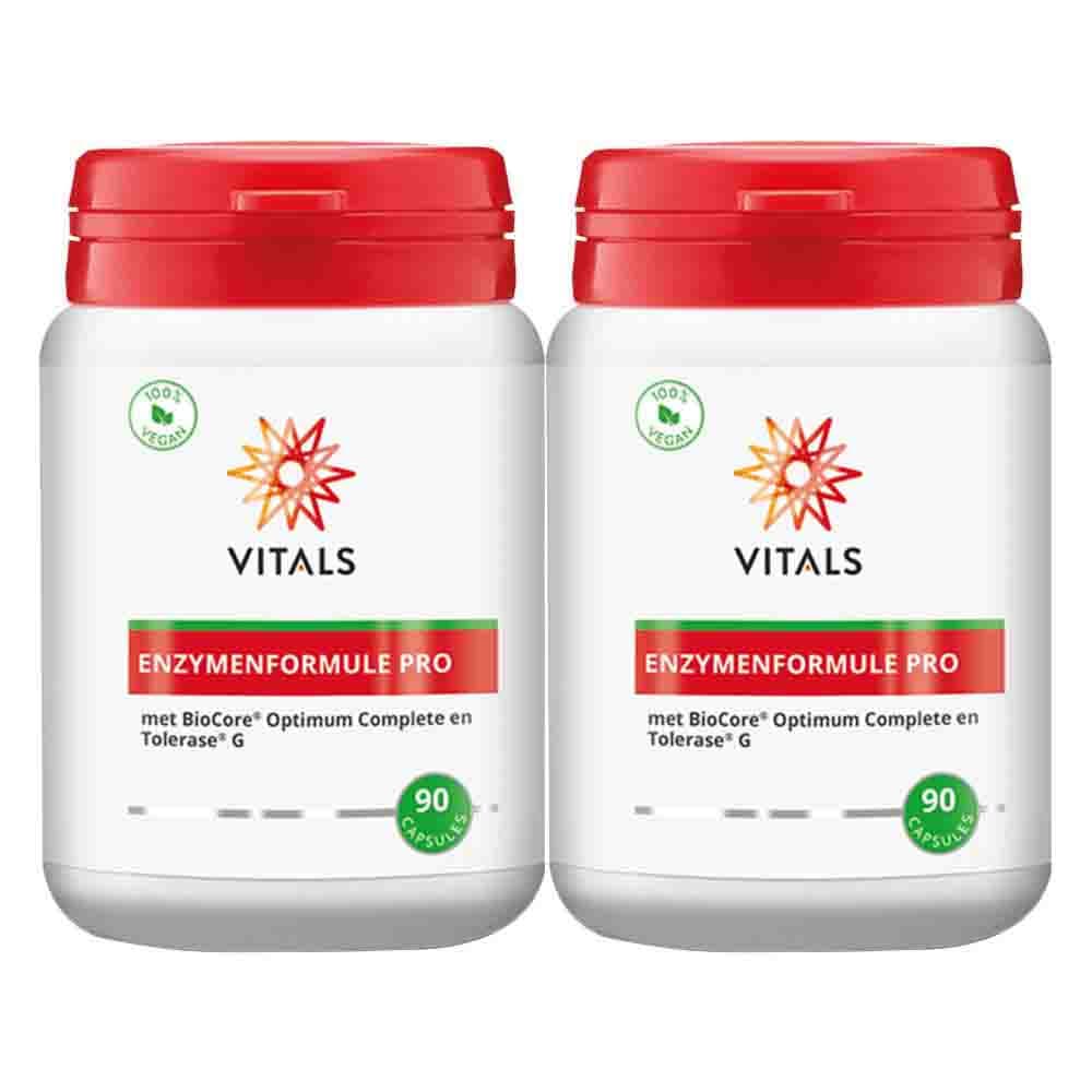 Gratis Verzending: 2x Vitals Enzymenformule Pro 90 capsules