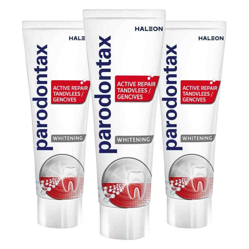 3x Parodontax Tandpasta Active Repair Tandvlees Whitening 75 ml