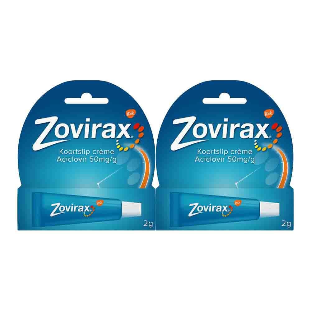 2x Zovirax Crème Tube 2 gr