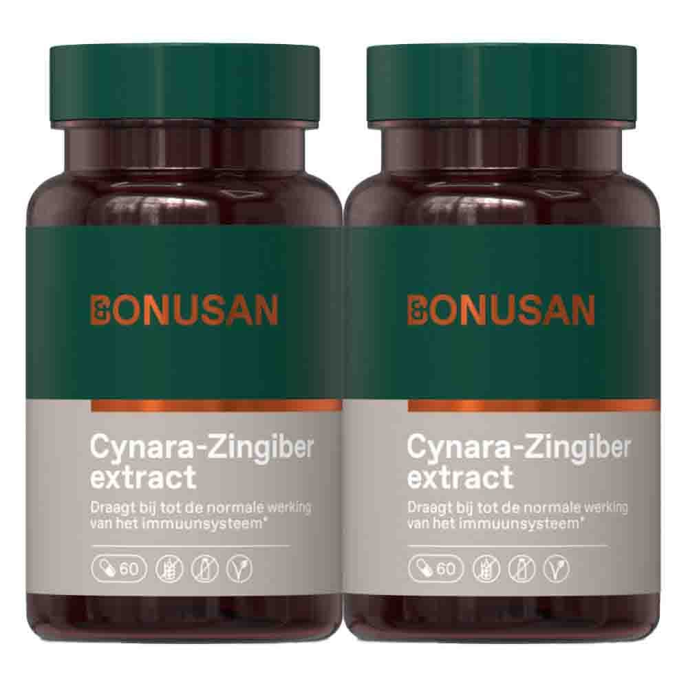 Gratis Verzending: 2x Bonusan Cynara Zingiber Extract 60 capsules