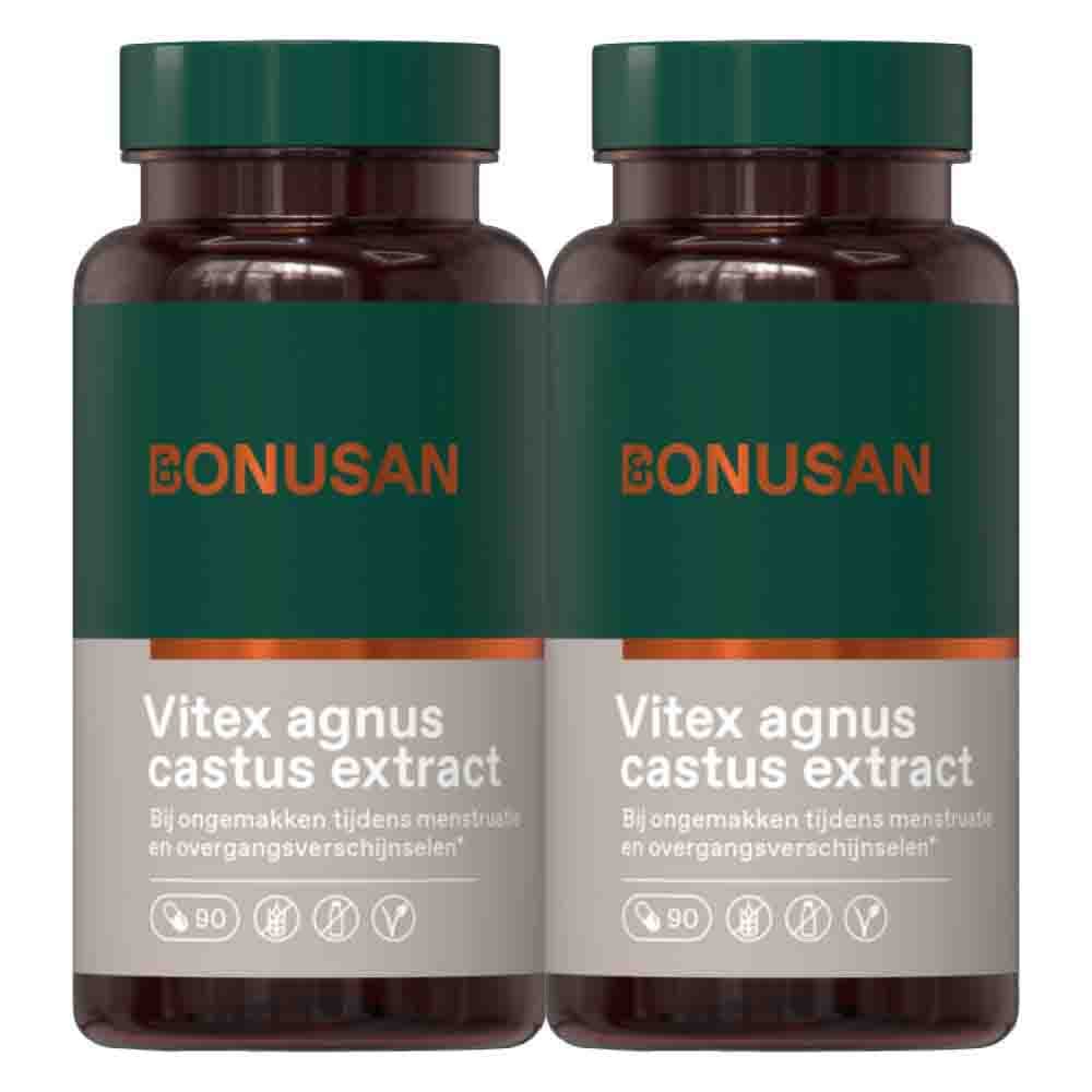 Gratis Verzending: 2x Bonusan Vitex Agnus Castus Extract 90 vegacapsules