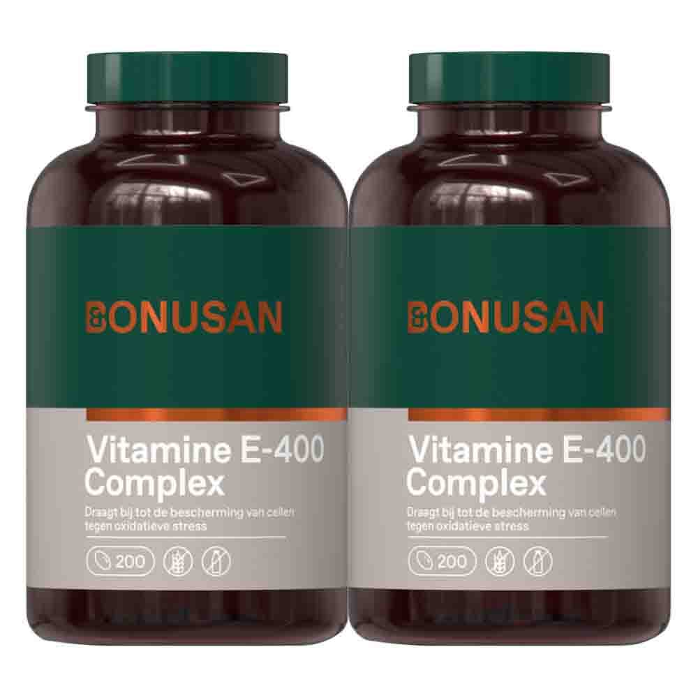 Gratis Verzending: 2x Bonusan Vitamine E 400 Complex 200 capsules
