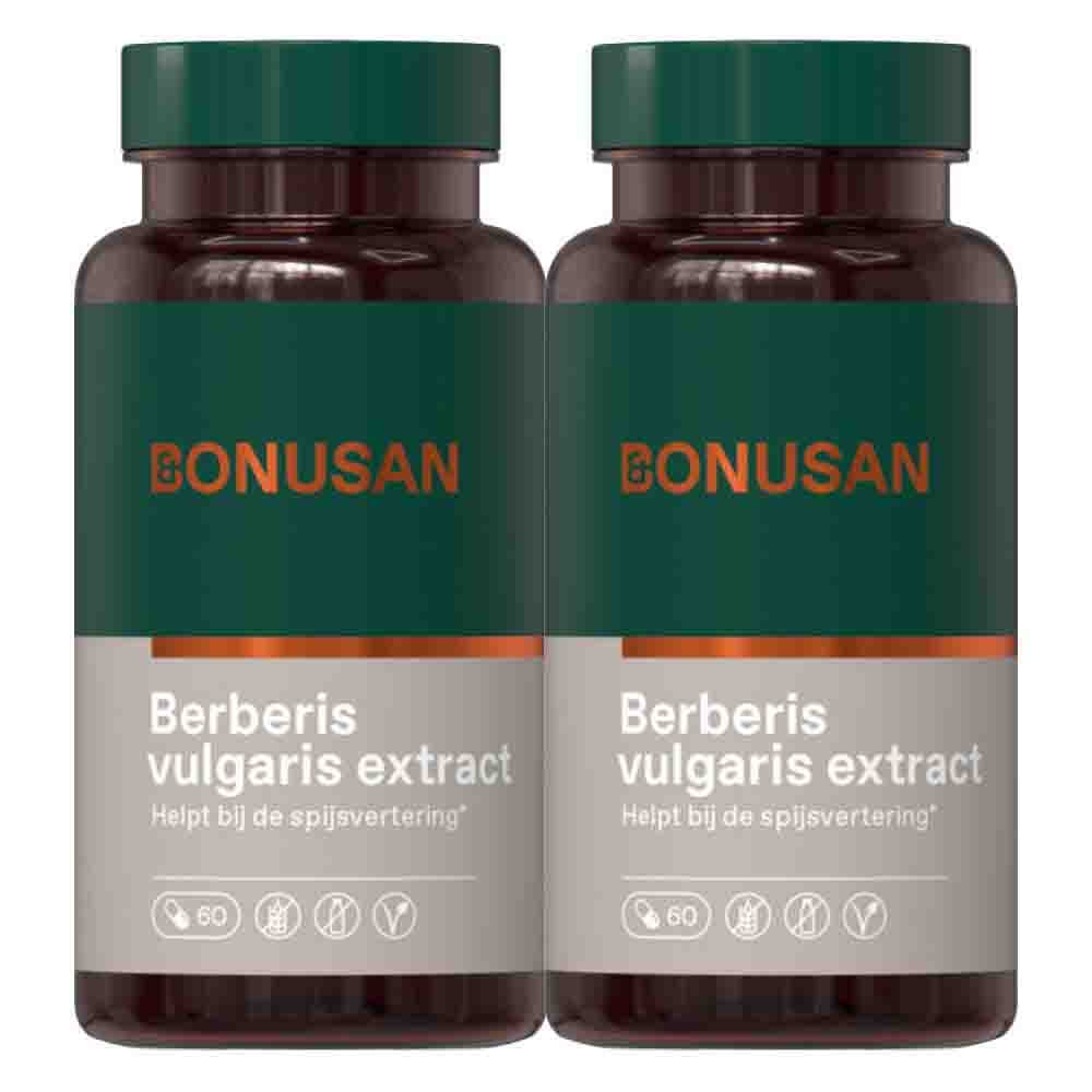 Gratis Verzending: 2x Bonusan Berberis Vulgaris 60 vegacapsules