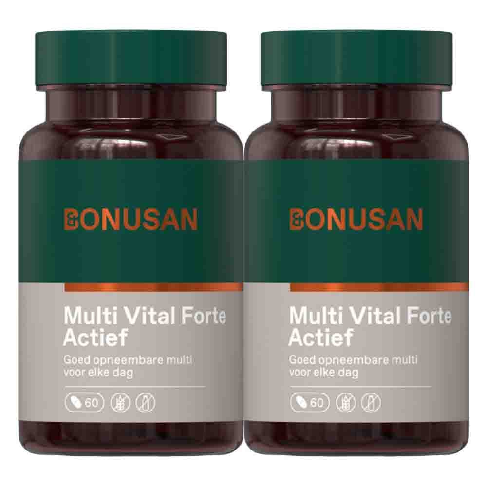 Gratis Verzending: 2x Bonusan Multi Vital Forte Actief 60 tabletten