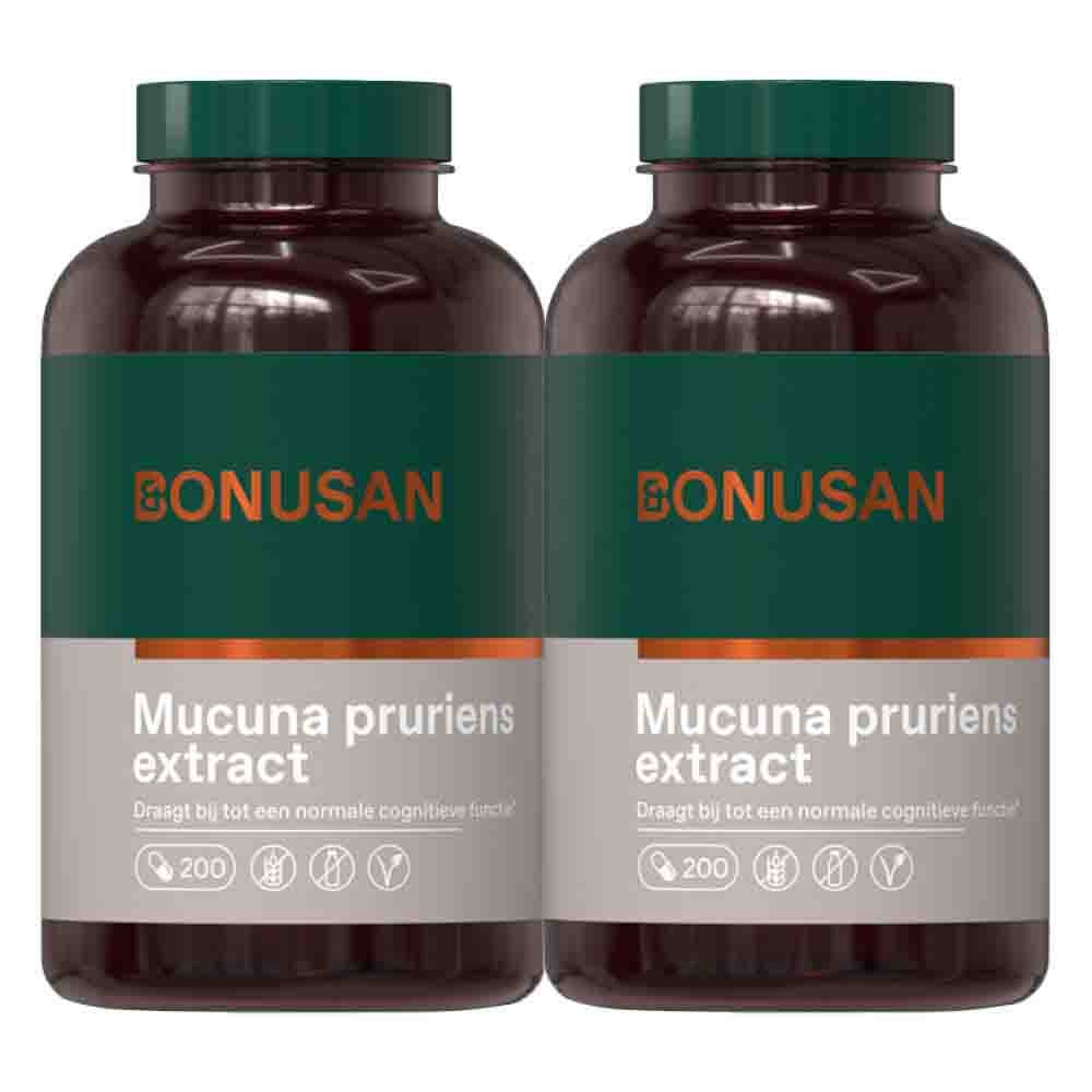 Gratis Verzending: 2x Bonusan Mucuna Pruriens 200 capsules