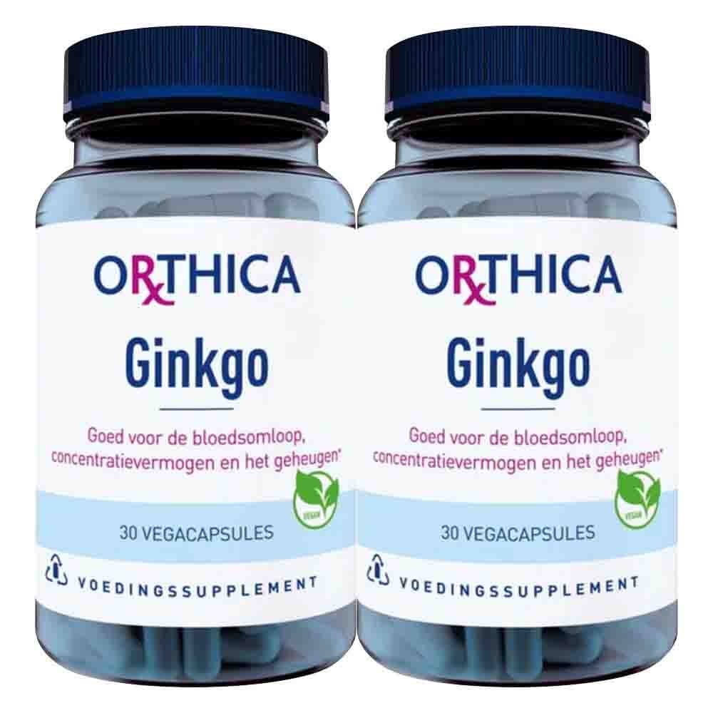 Gratis Verzending: 2x Orthica Ginkgo 30 tabletten