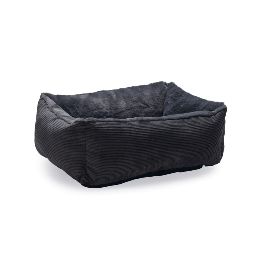 Beeztees Ligbed Moza Antraciet 48 x 37 x 15 cm