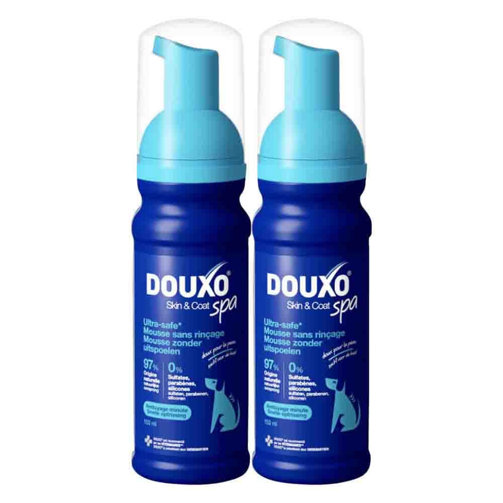 2x DOUXO SPA Mousse Zonder Uitspoelen Hond 150 ml
