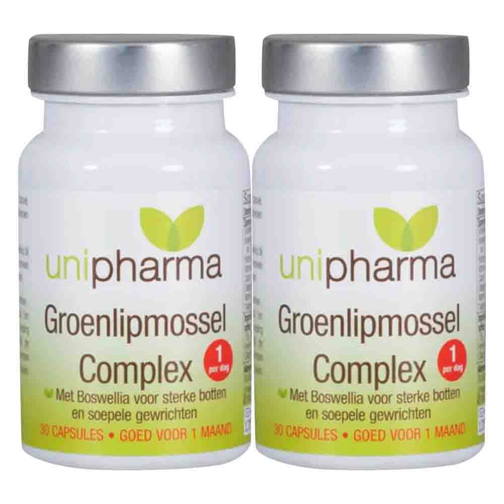 2x Unipharma Groenlipmossel Complex 30 capsules