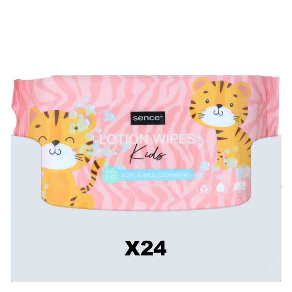 24x Sence Baby&Kids Wipes Lotion 24x72 = 1728 stuks