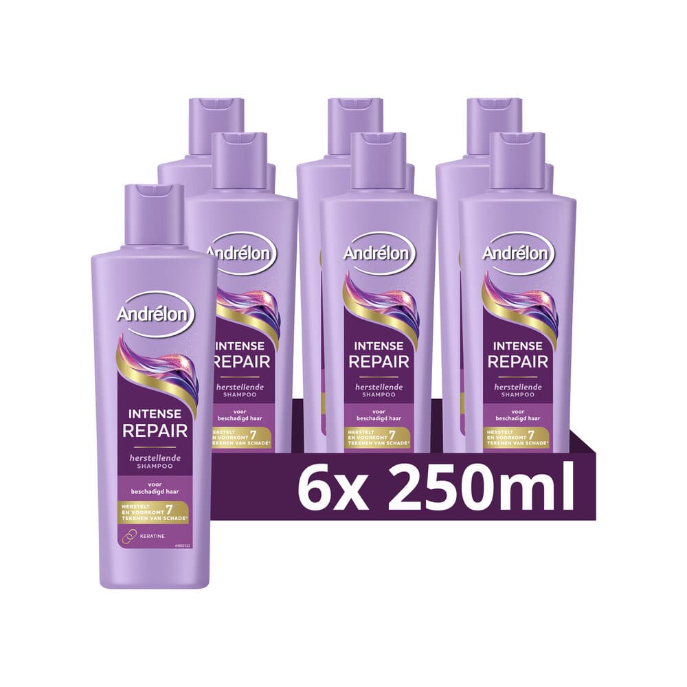 6x Andrélon Shampoo Intense Repair 250 ml