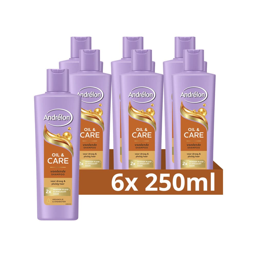 6x Andrélon Shampoo Oil&Care 250 ml