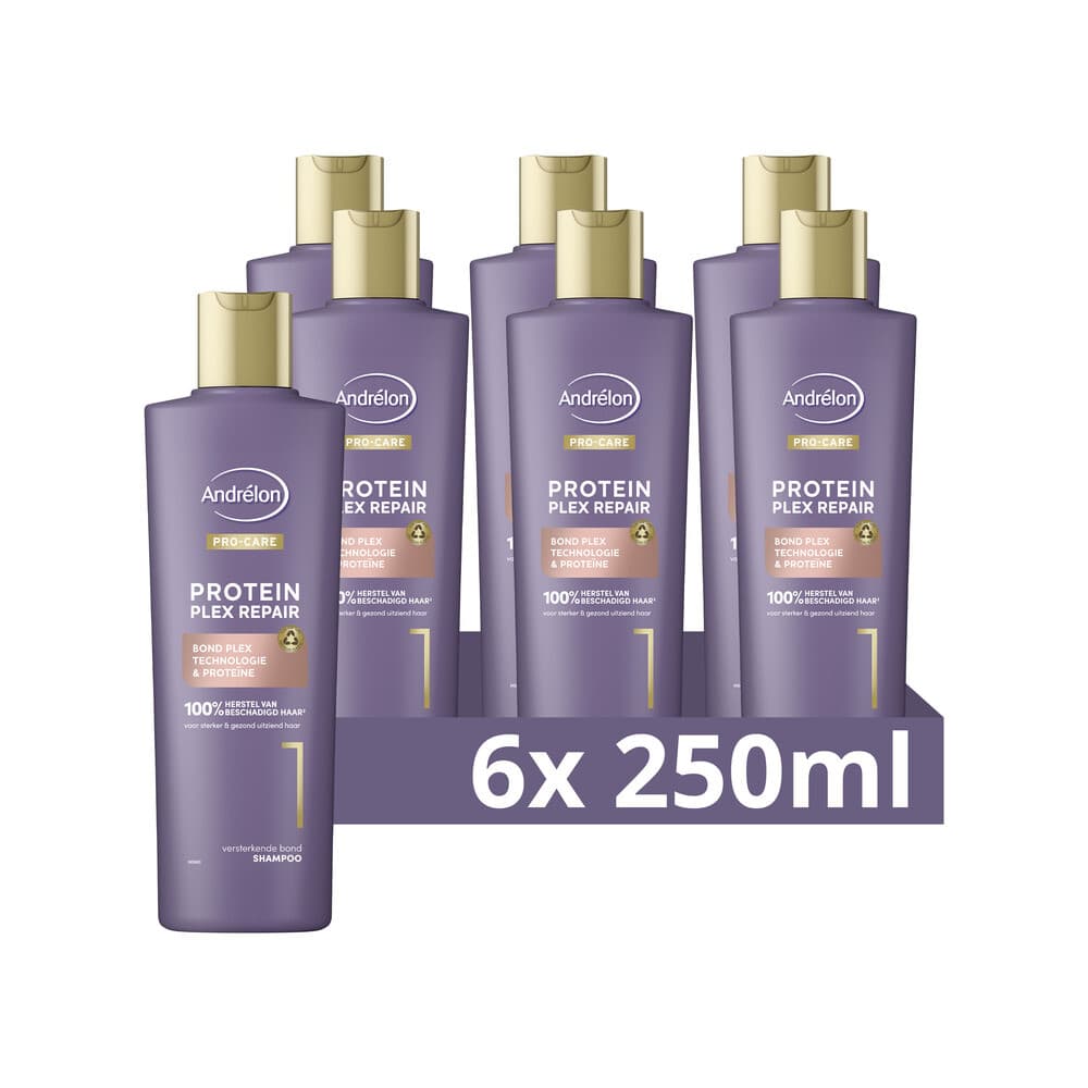 6x Andrélon Pro-Care Shampoo Protein Plex Repair 250 ml