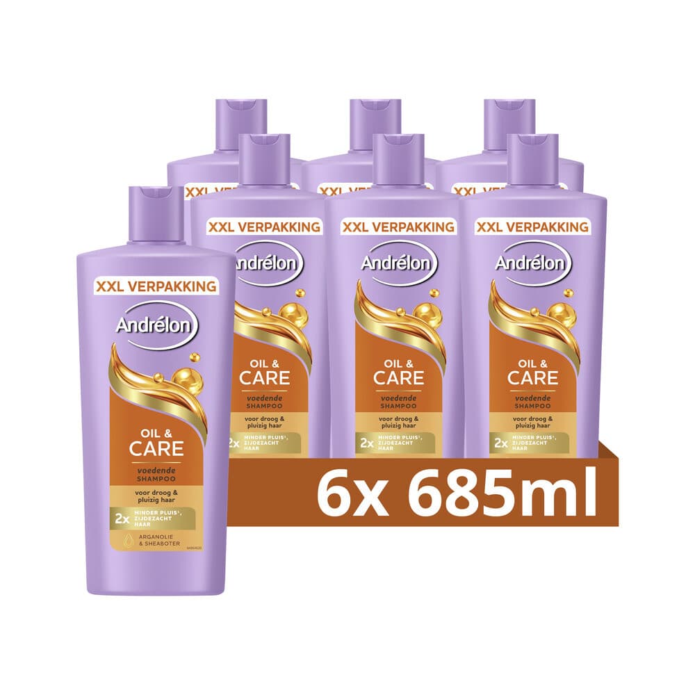 6x Andrélon Shampoo Oil&Care 685 ml