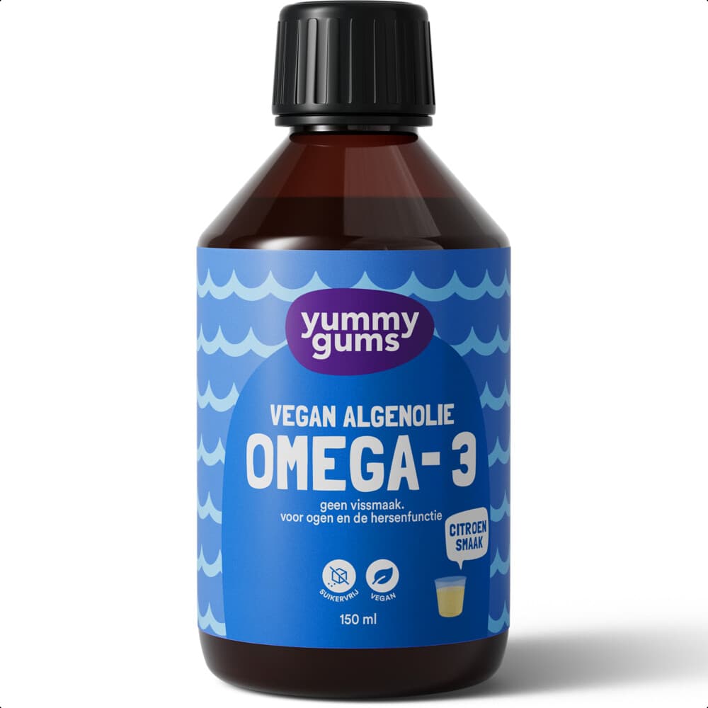 Gratis Verzending: Yummygums Omega-3 Algenolie Vloeibaar 250 ml