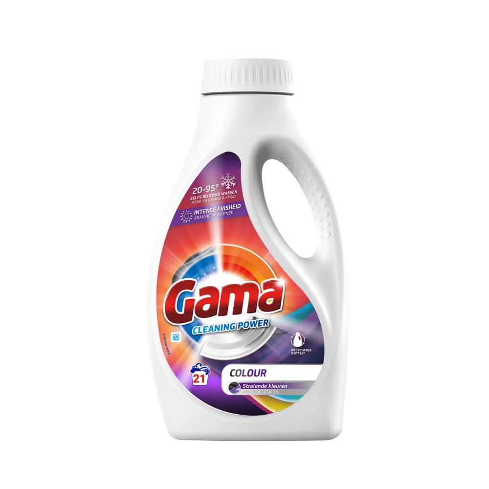 2+2 gratis: Gama Vloeibaar Wasmiddel Colour 21 Wasbeurten 945 ml