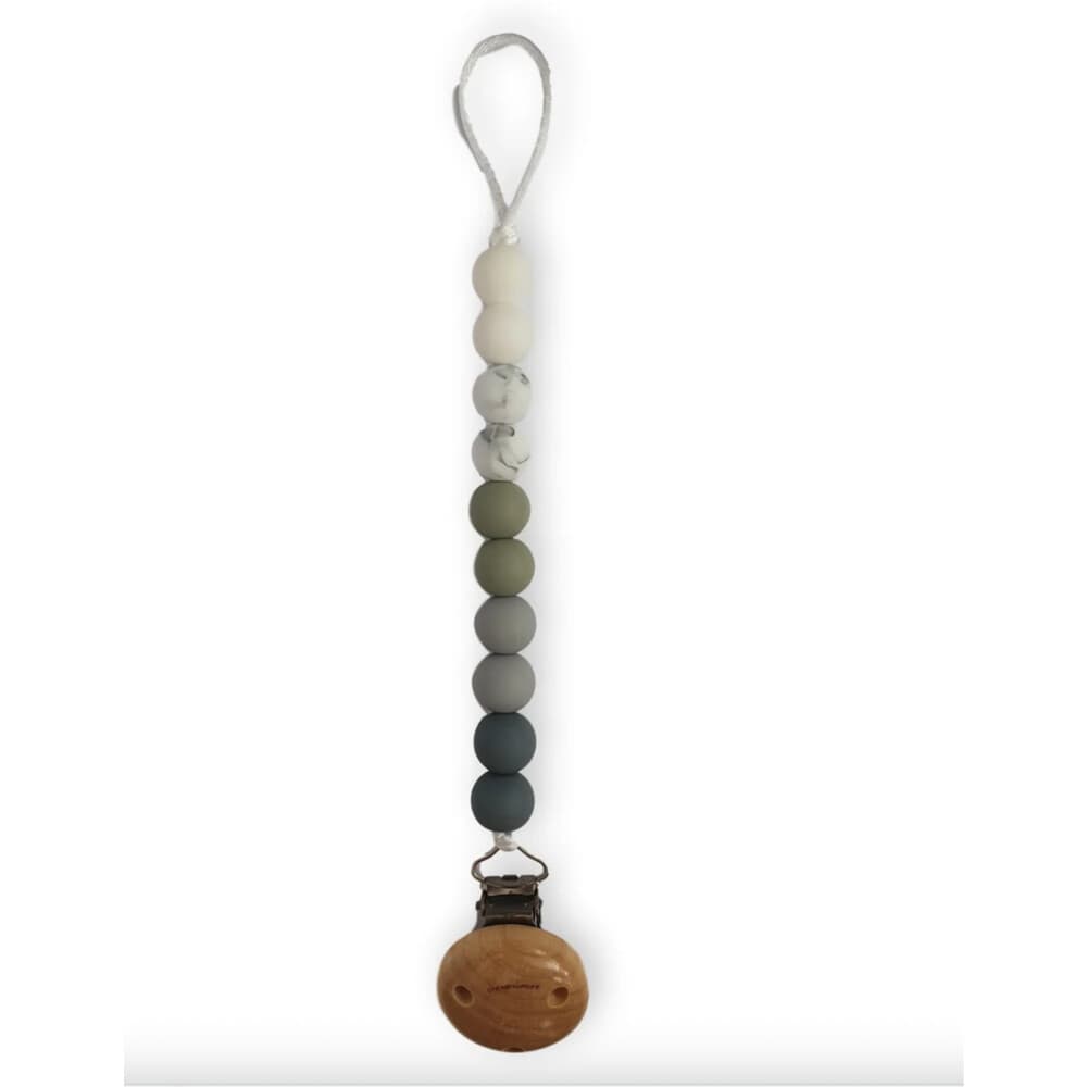 Chewies&more Silicone Speenkoord Ombre Sage