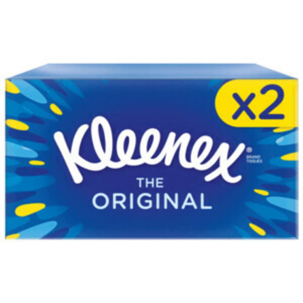 12x Kleenex Original Tissues Duo Pack 2x72 = 144 stuks
