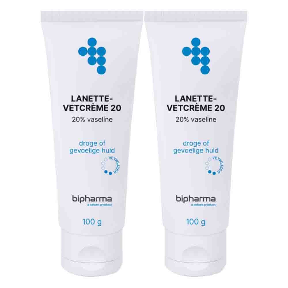 2x Bipharma Lanette Vetcreme 20% 100 gr