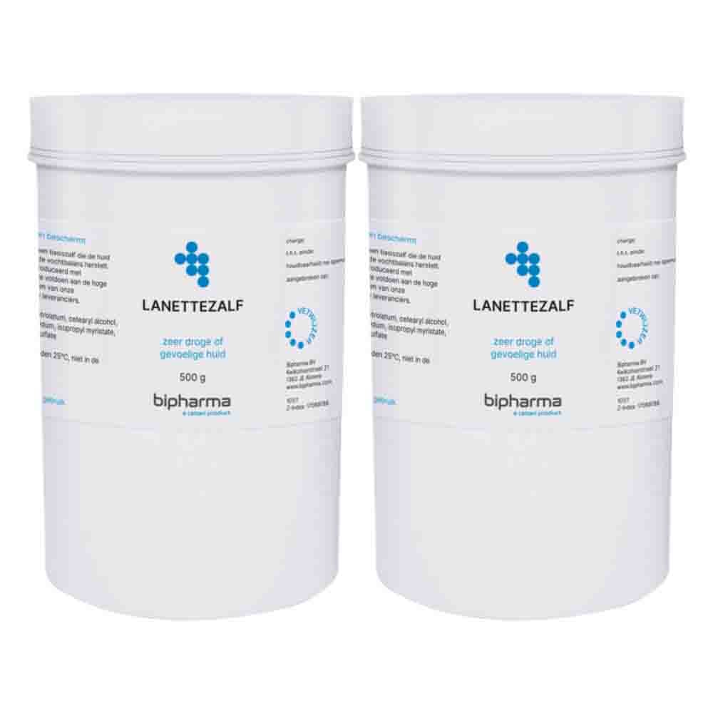 2x Bipharma Lanettezalf 500 gr