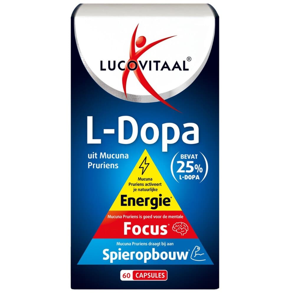 Gratis Verzending: Lucovitaal L-Dopa Mucuna Pruriens 60 capsules