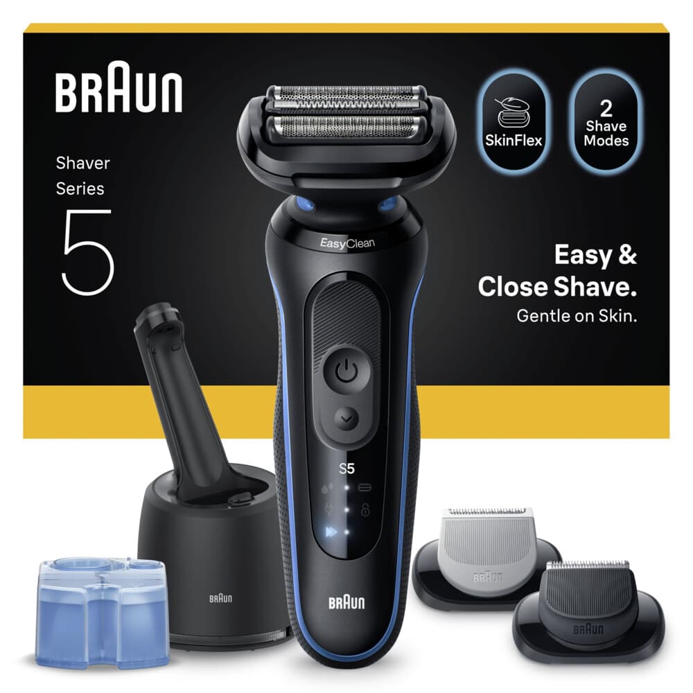 Braun Elektrisch Scheerapparaat Series 5 52-B7650CC Blauw