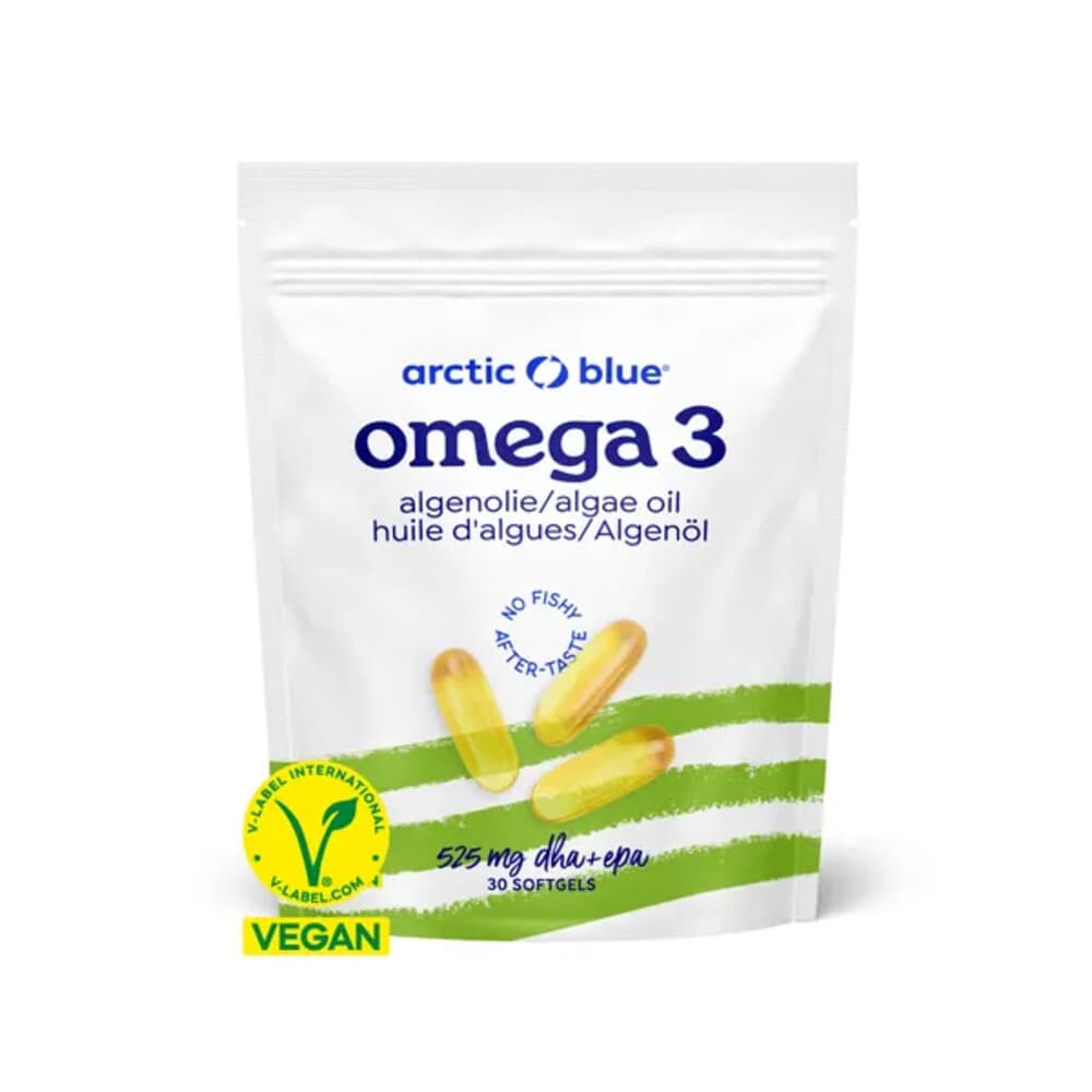 Gratis Verzending: Arctic Blue Omega-3 Algenolie DHA&EPA 525mg 30 softgels
