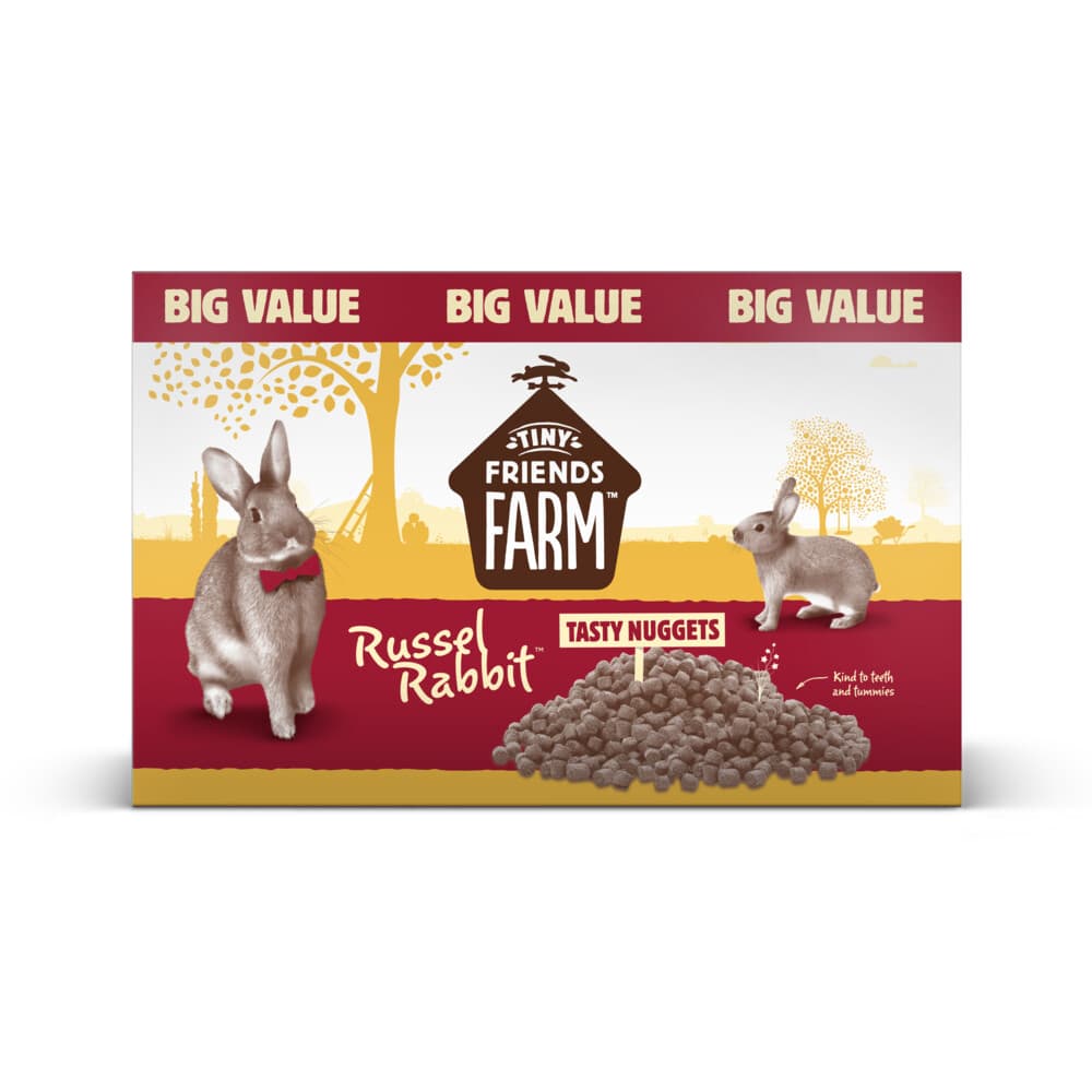 Tiny Friends Farm Russel Rabbit Tasty Nuggets 8 kg