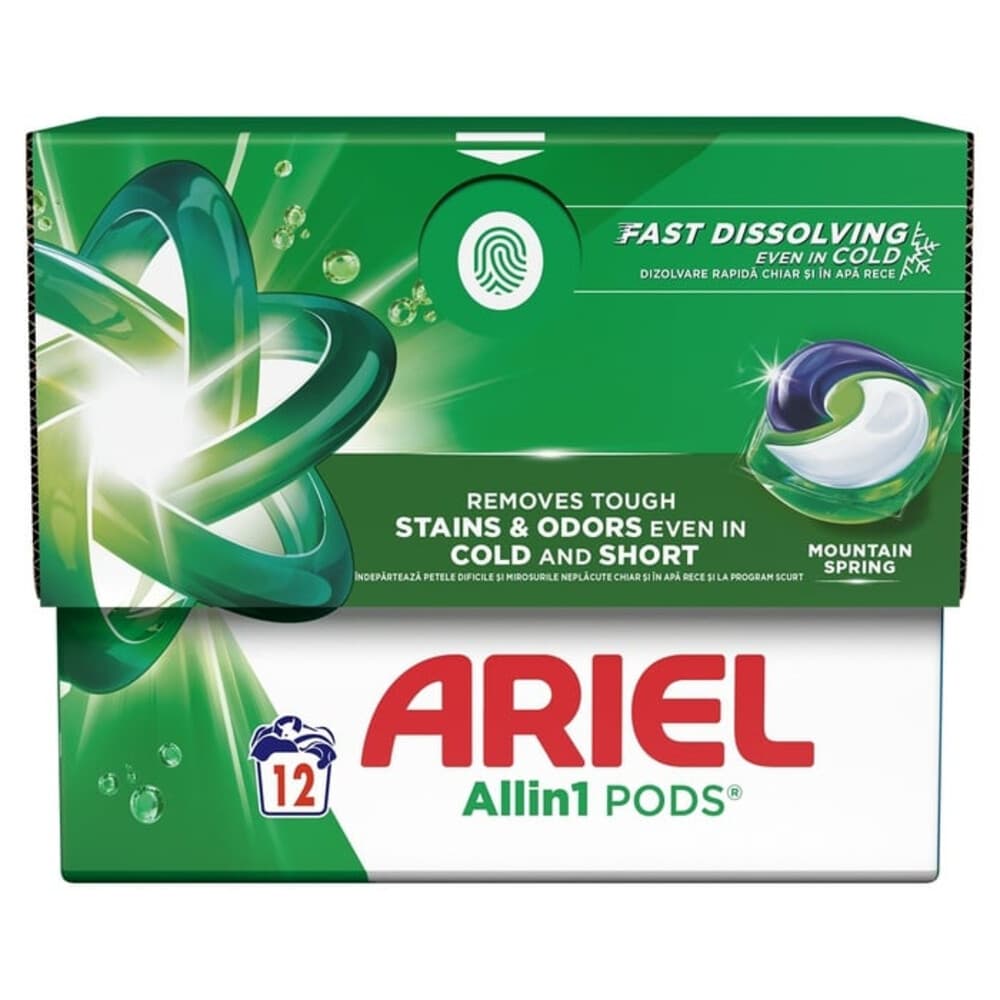 1+2 gratis: Ariel Wasmiddel Allin1 Pods Original 12 stuks