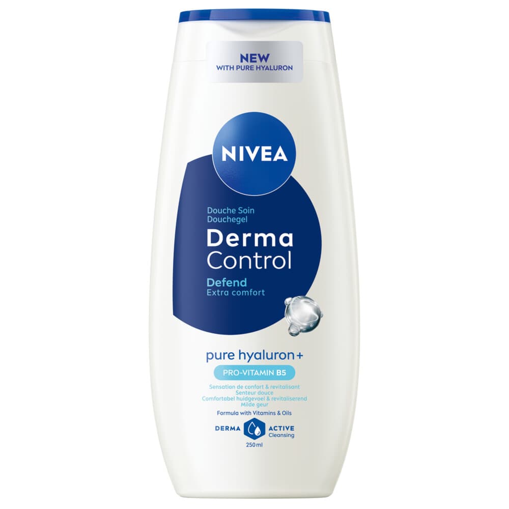1+1 gratis: NIVEA Showergel Derma Control Defend 250ml