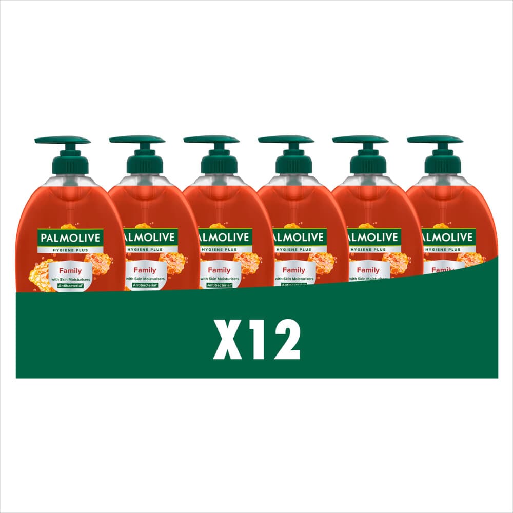 12x Palmolive Handzeep Hygiëne Plus Family Handwash 300 ml