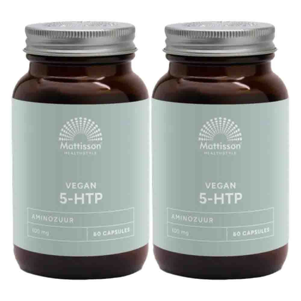 2x Mattisson 5-HTP 100mg 60 capsules
