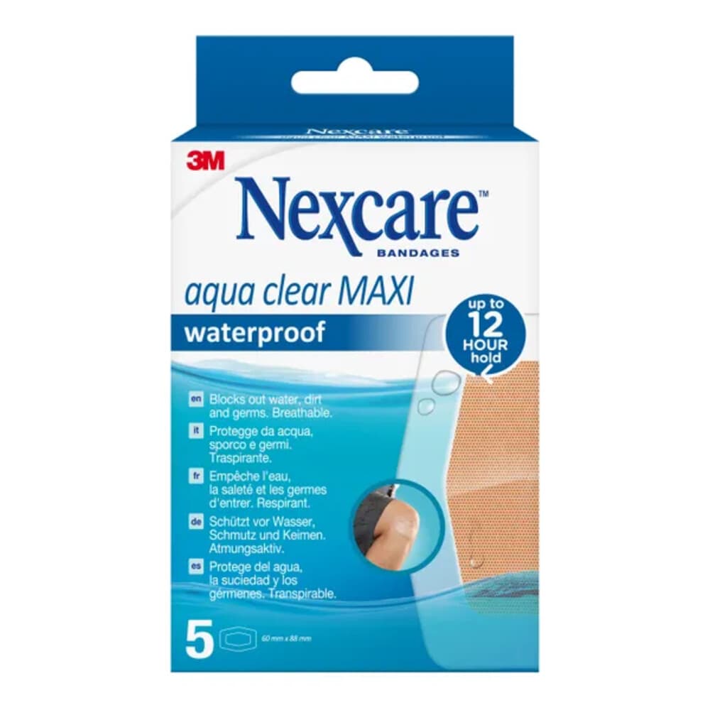 Nexcare Pleister Waterproof 60 mm x 88 mm 5 stuks