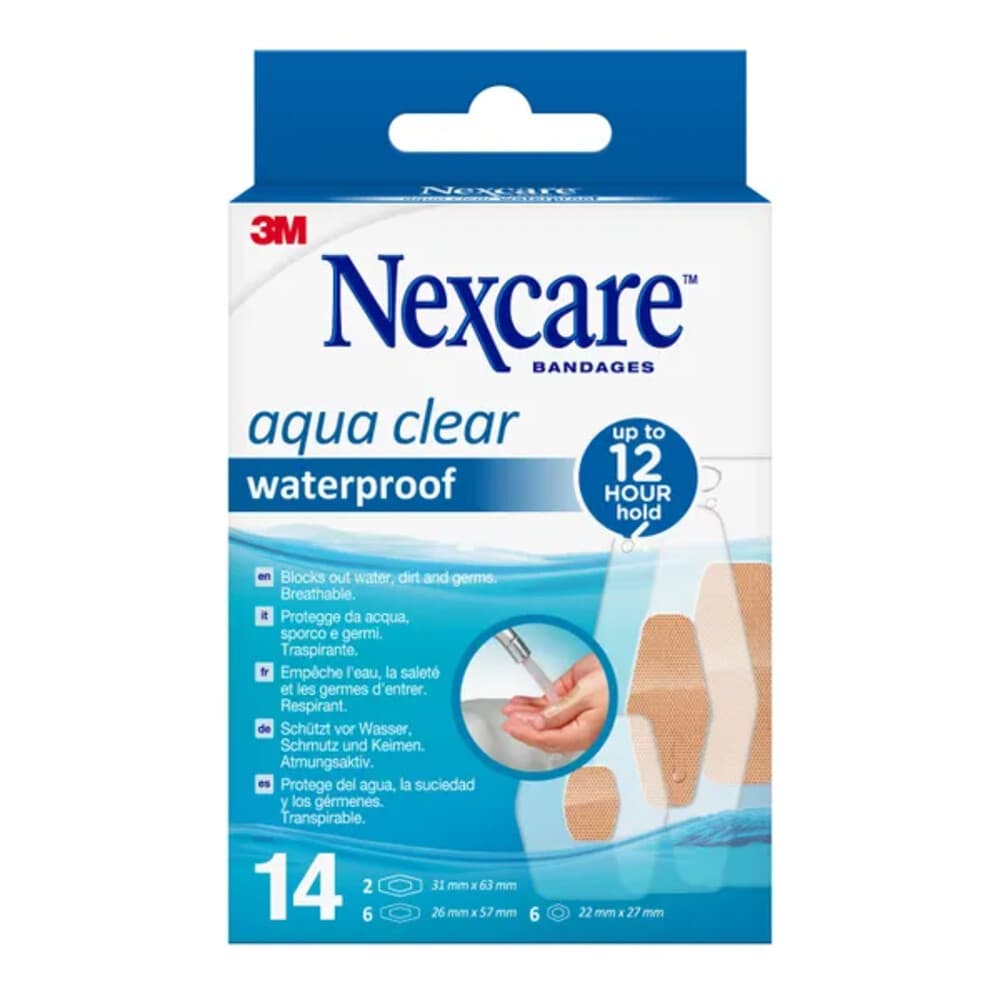 Nexcare Pleister Waterproof 3 Maten 14 stuks