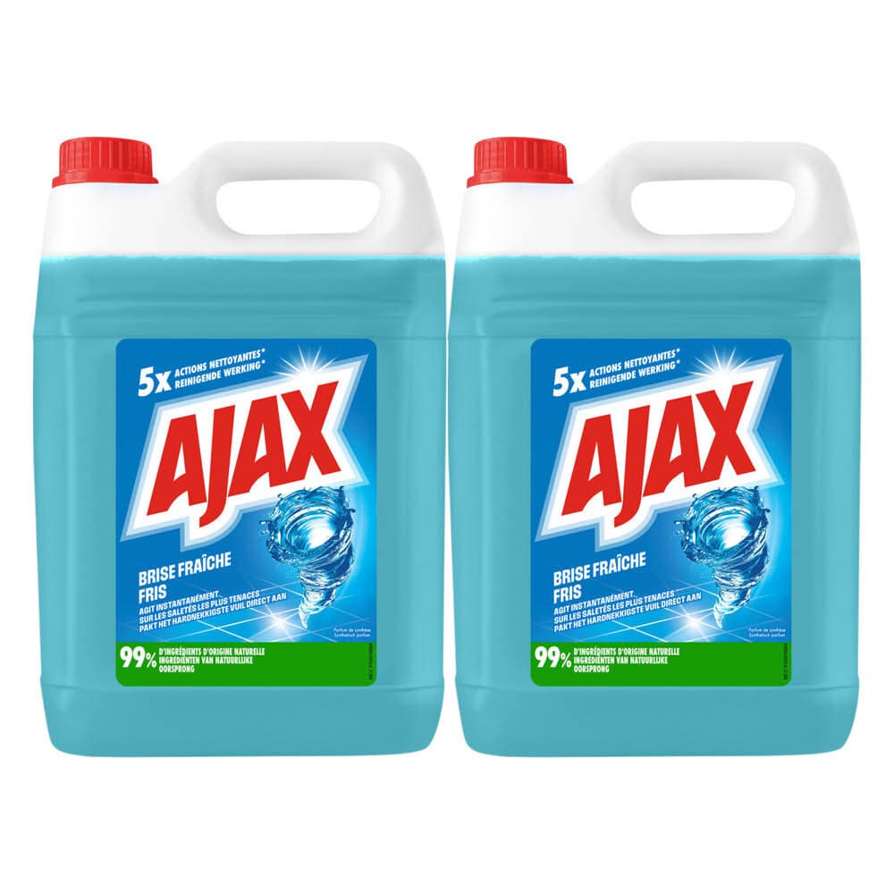 2x Ajax Allesreiniger Fris 5 liter