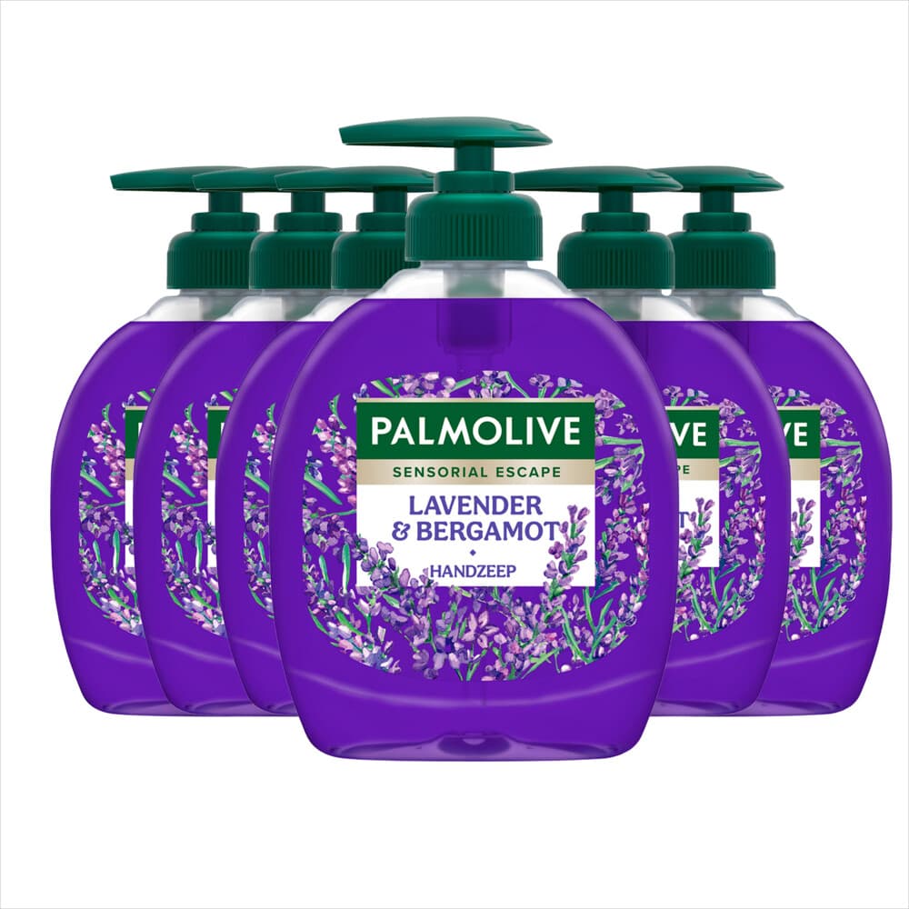 6x Palmolive Handzeep Sensorial Escape French Lavender&Bergamot 300 ml