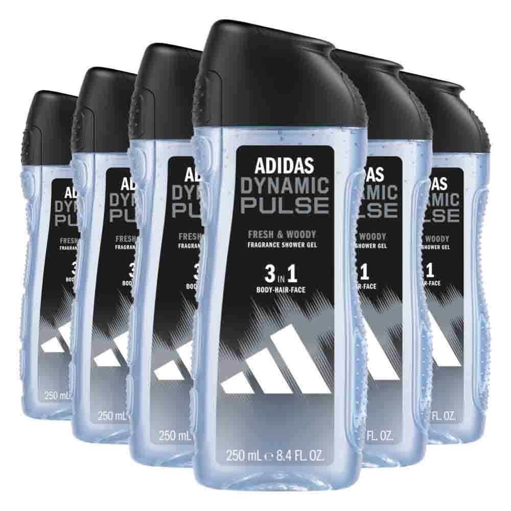6x Adidas Shower Gel Dynamic Pulse 250 ml