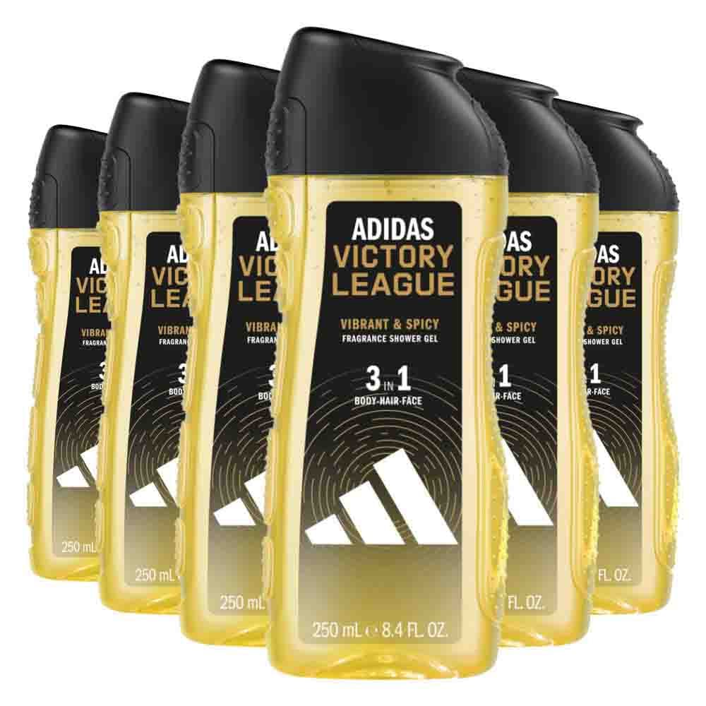 6x Adidas Shower Gel Victory League 250 ml