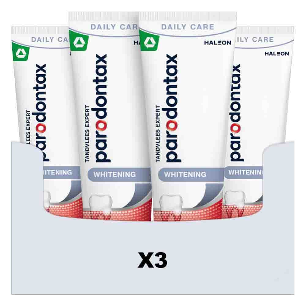 3x Parodontax Tandpasta bij Bloedend Tandvlees Whitening 2 x 75 ml