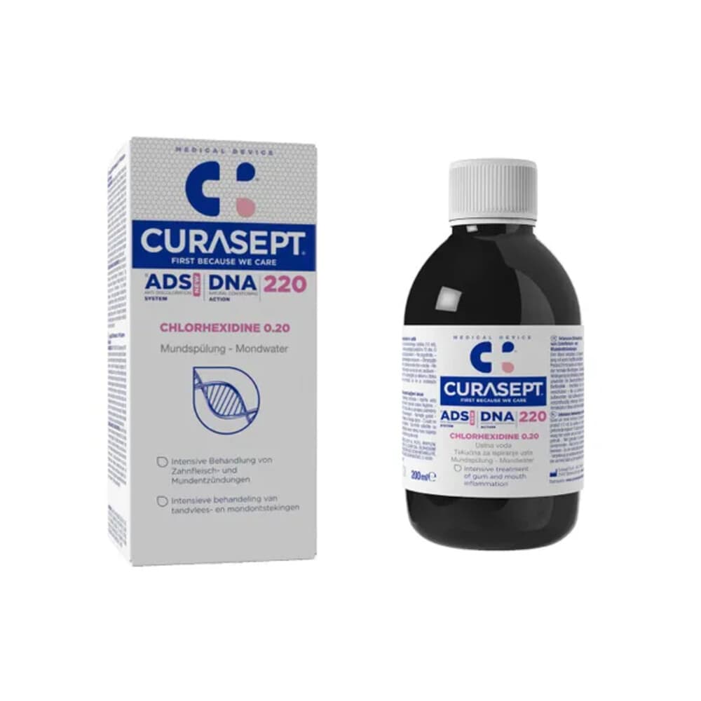 Curasept Mondspoeling ADS DNA 220 0,20% CHX 200 ml