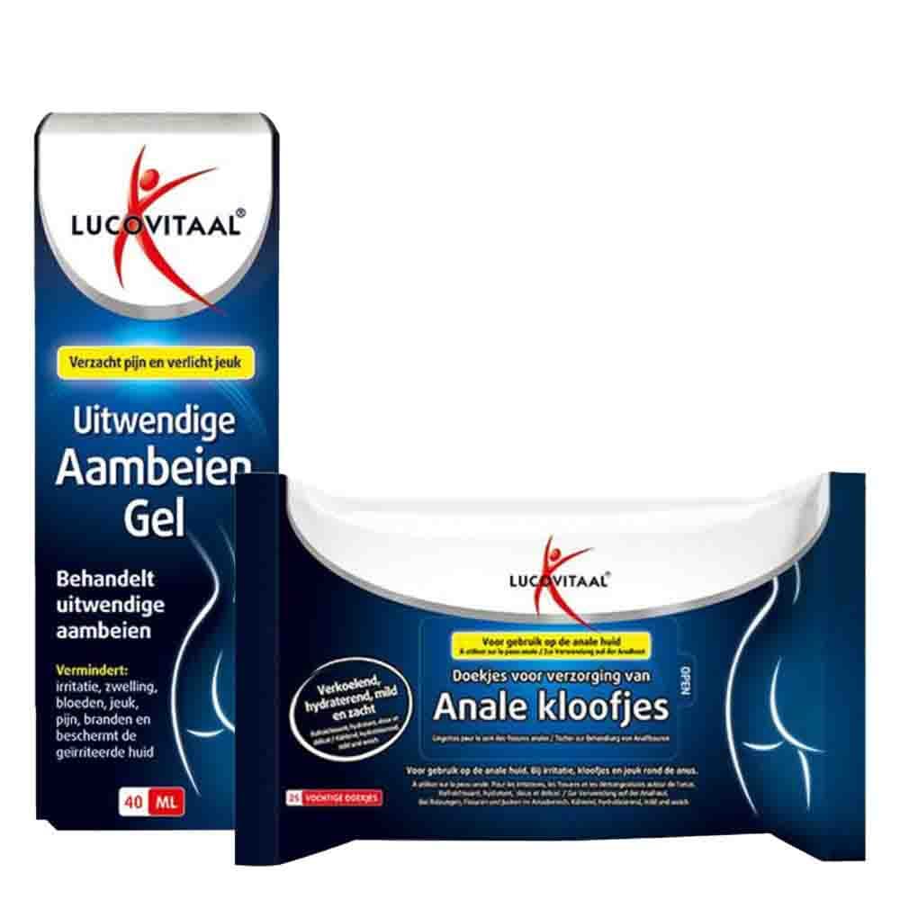 Lucovitaal Aambeien Gel en Anale Verzorgingsdoekjes Pakket