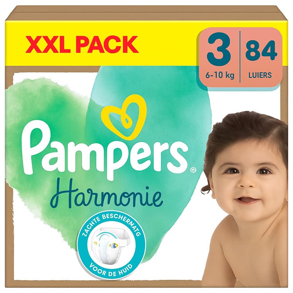 Pampers Harmonie Diapers Maat 3 (6-10kg) 84 stuks